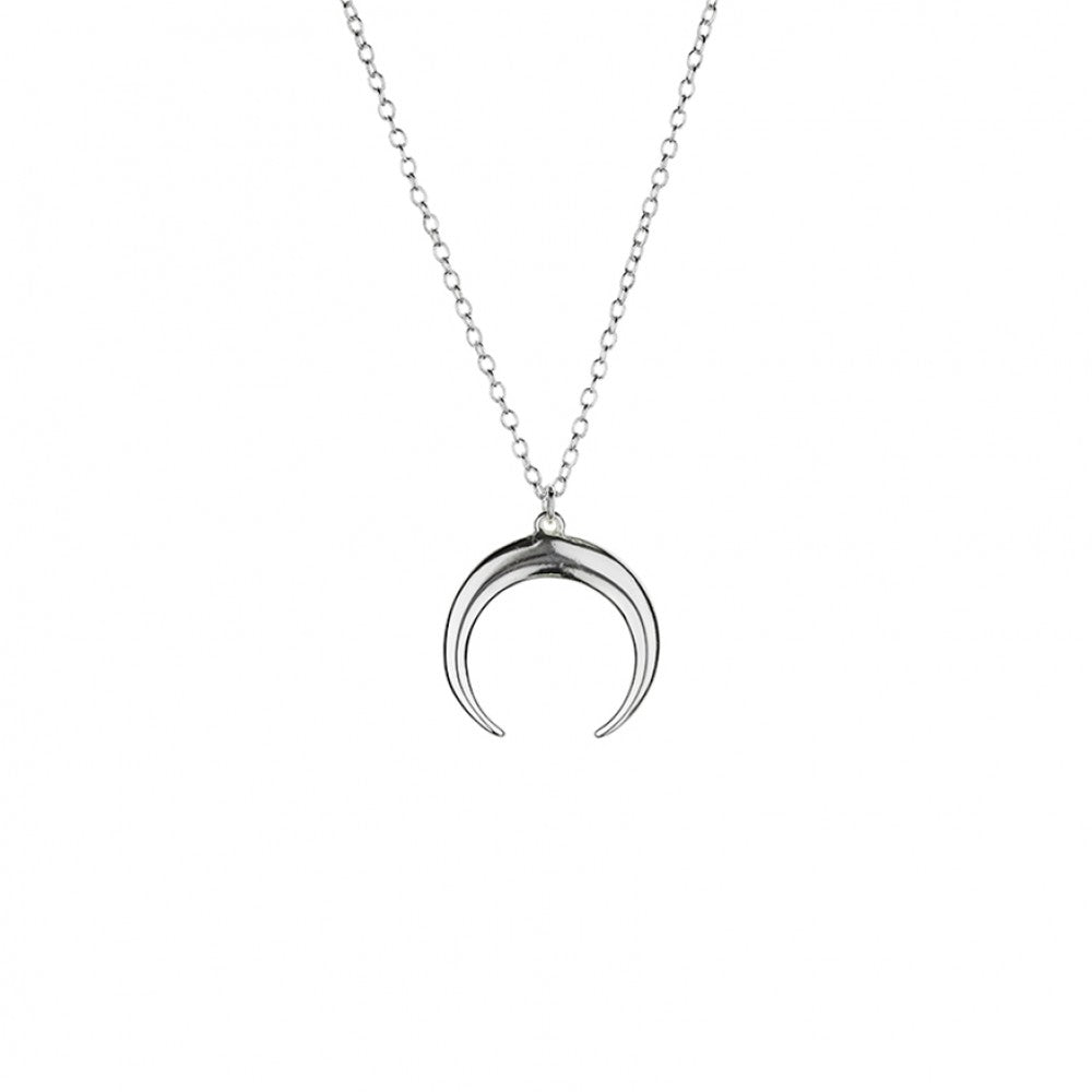 Sterling Silver 925 Horn & Chain