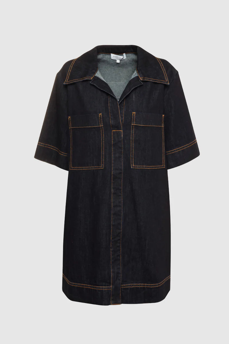 Cecilia Mini Dress Indigo