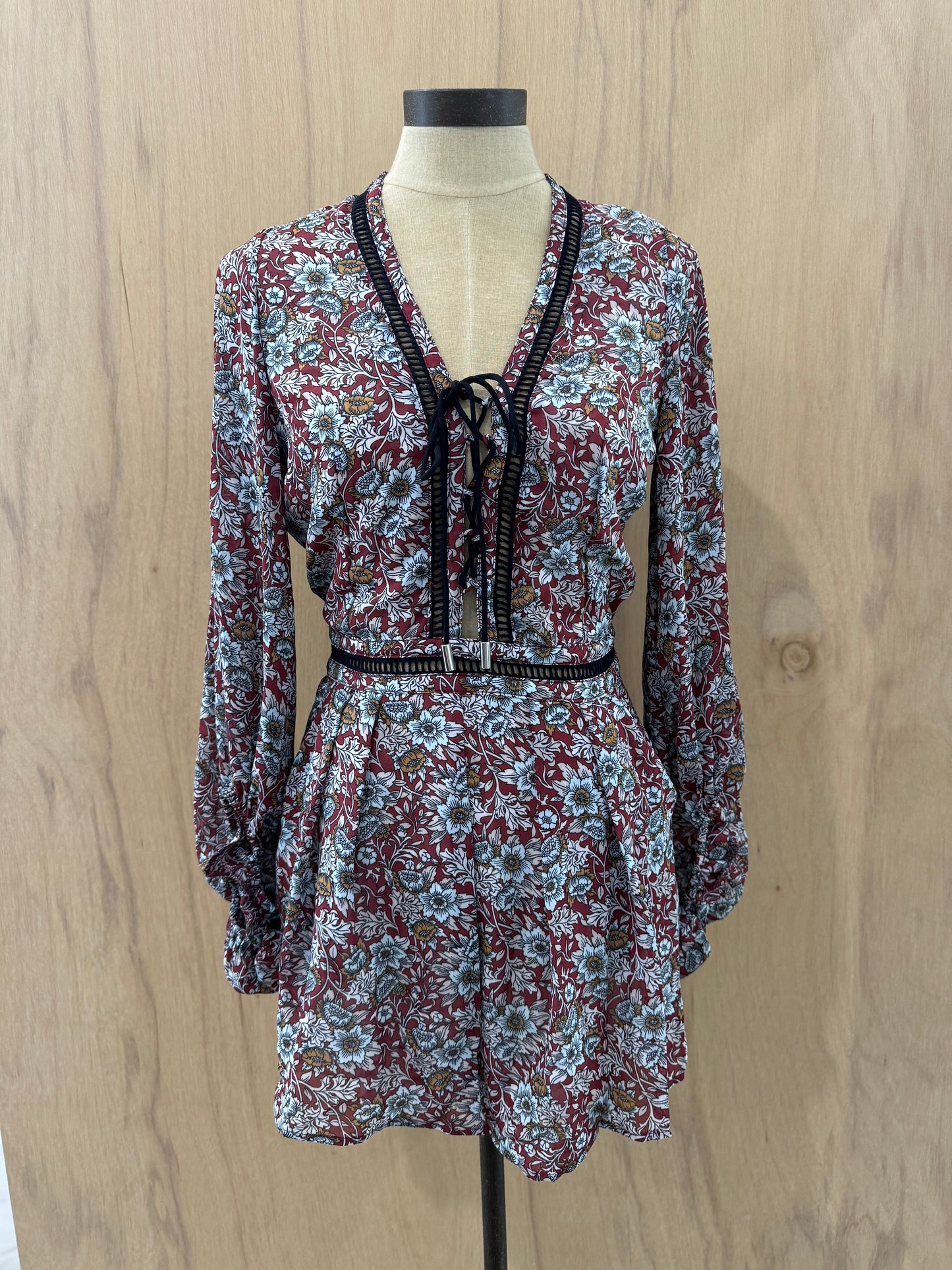 Seven Wonders Wild Floral Playsuit