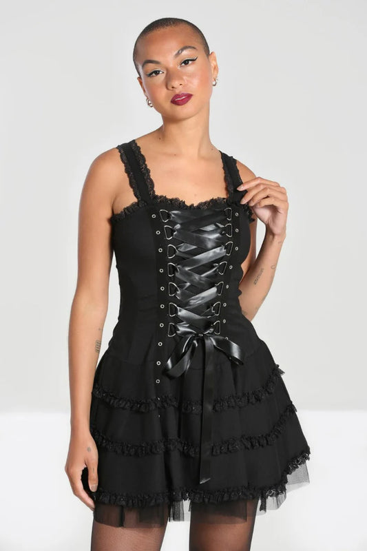 Harley Plain Black Dress