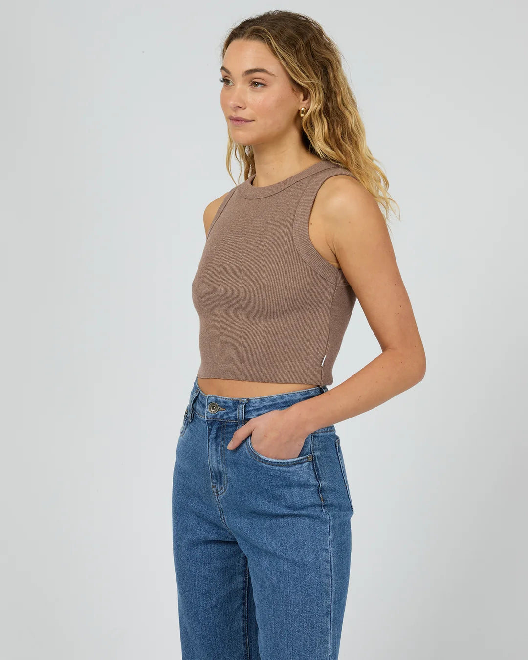 Pia Tank Brown