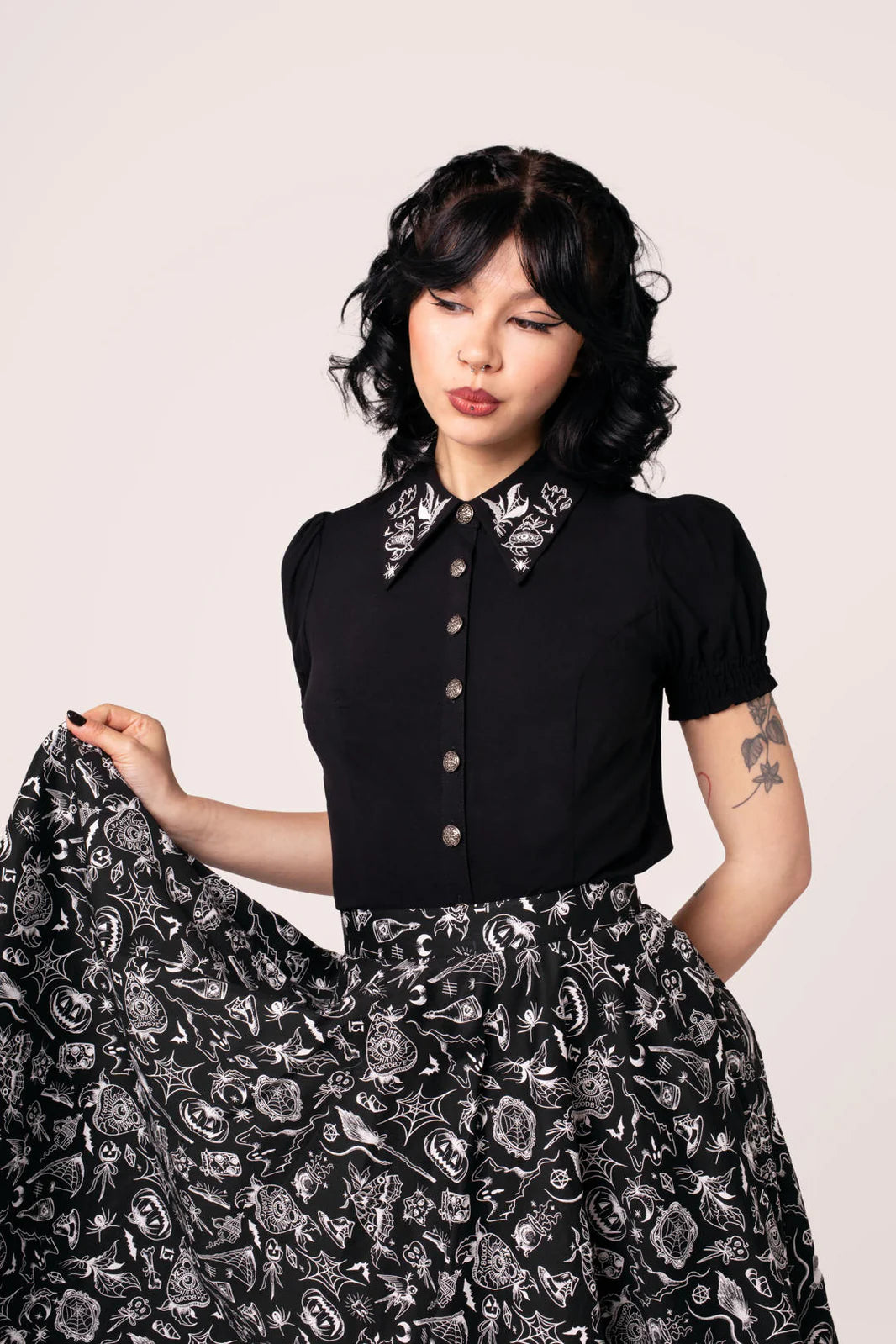 Mischief Black Blouse